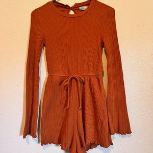 burnt orange romper